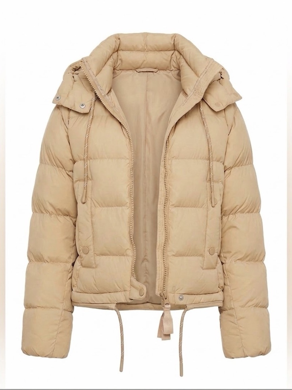 The Arrivals beige puffer